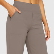 Léontine Beauverne | High-Waist Wide Leg Black Trousers