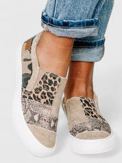 Arabella Kensington | Animal Print Slip-On Orthopedic Loafers