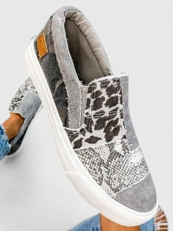 Arabella Kensington | Animal Print Slip-On Orthopedic Loafers