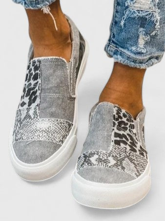 Arabella Kensington | Animal Print Slip-On Orthopedic Loafers