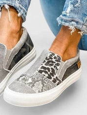 Arabella Kensington | Animal Print Slip-On Orthopedic Loafers