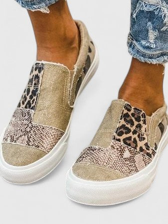 Arabella Kensington | Animal Print Slip-On Orthopedic Loafers