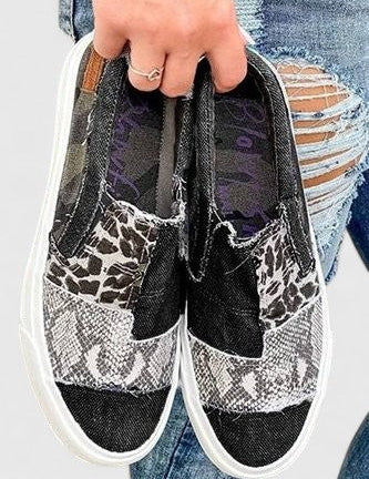 Arabella Kensington | Animal Print Slip-On Orthopedic Loafers
