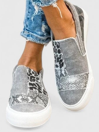 Arabella Kensington | Animal Print Slip-On Orthopedic Loafers