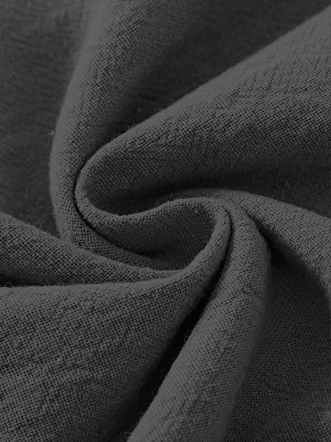 Céleste Vaumoreau | Wide Leg Linen-Look Pants with Smocked Waistband