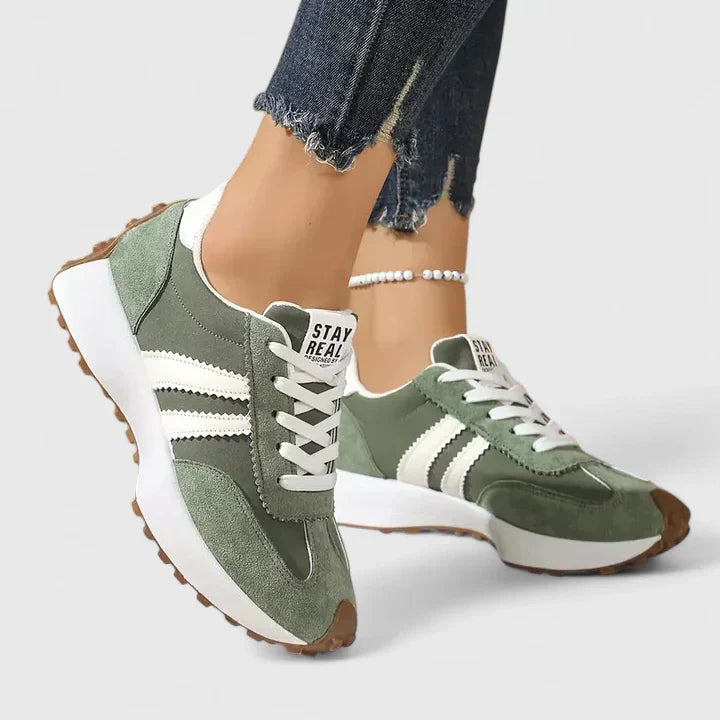 Claudine Fairvaux | Black & White Orthopedic Sneakers