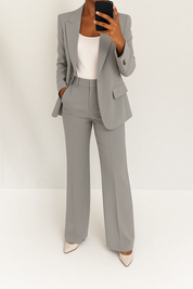 Céleste Fontenoire | Blue Two-Piece Tailored Suit for Women