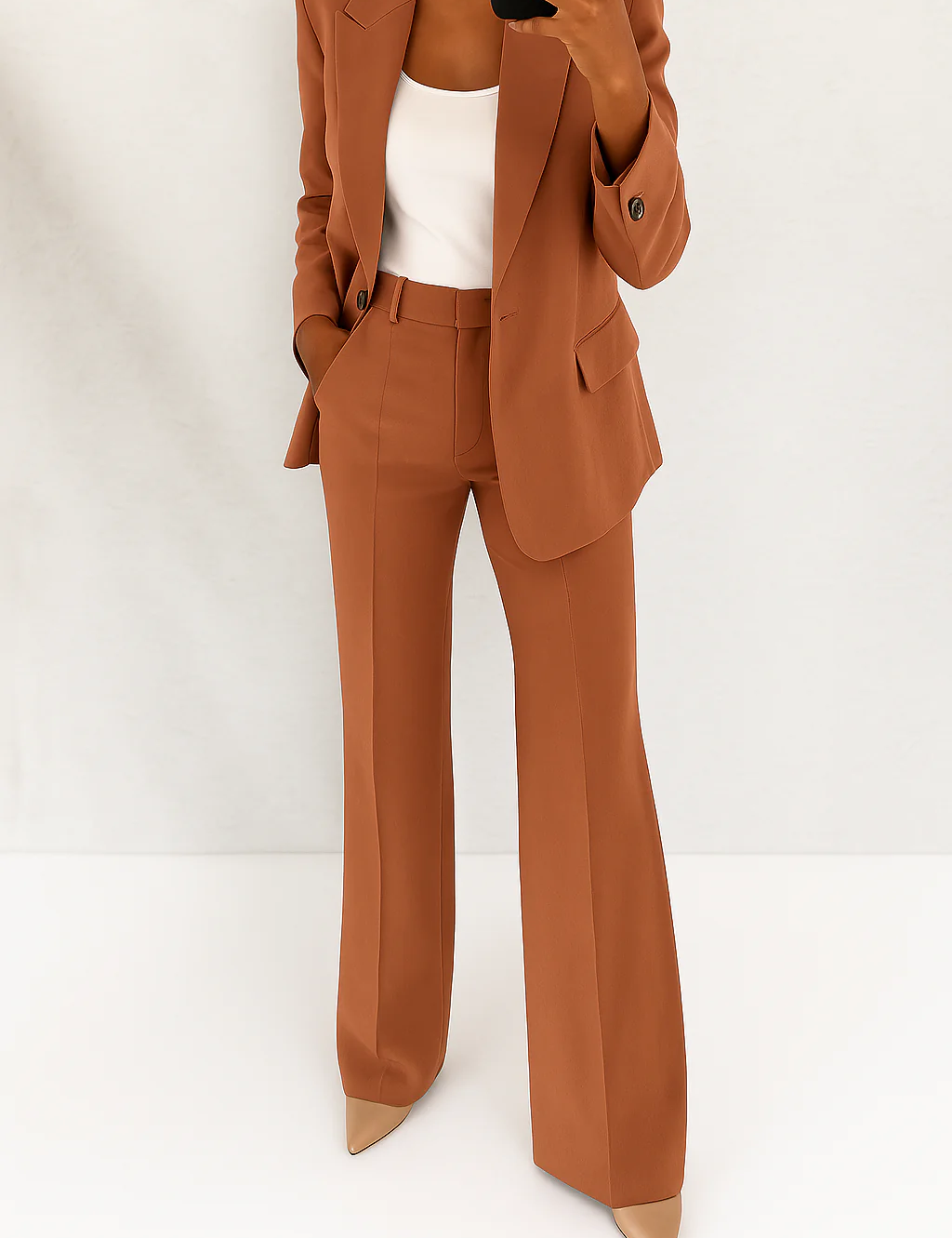 Céleste Fontenoire | Blue Two-Piece Tailored Suit for Women