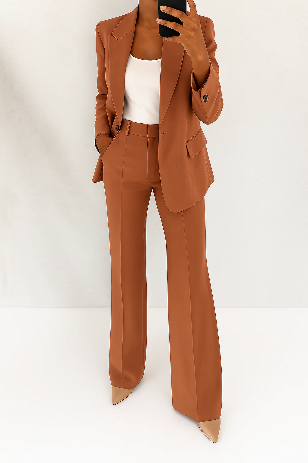 Céleste Fontenoire | Blue Two-Piece Tailored Suit for Women