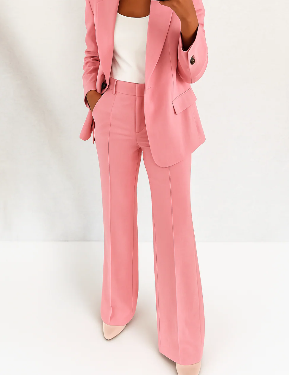 Céleste Fontenoire | Blue Two-Piece Tailored Suit for Women