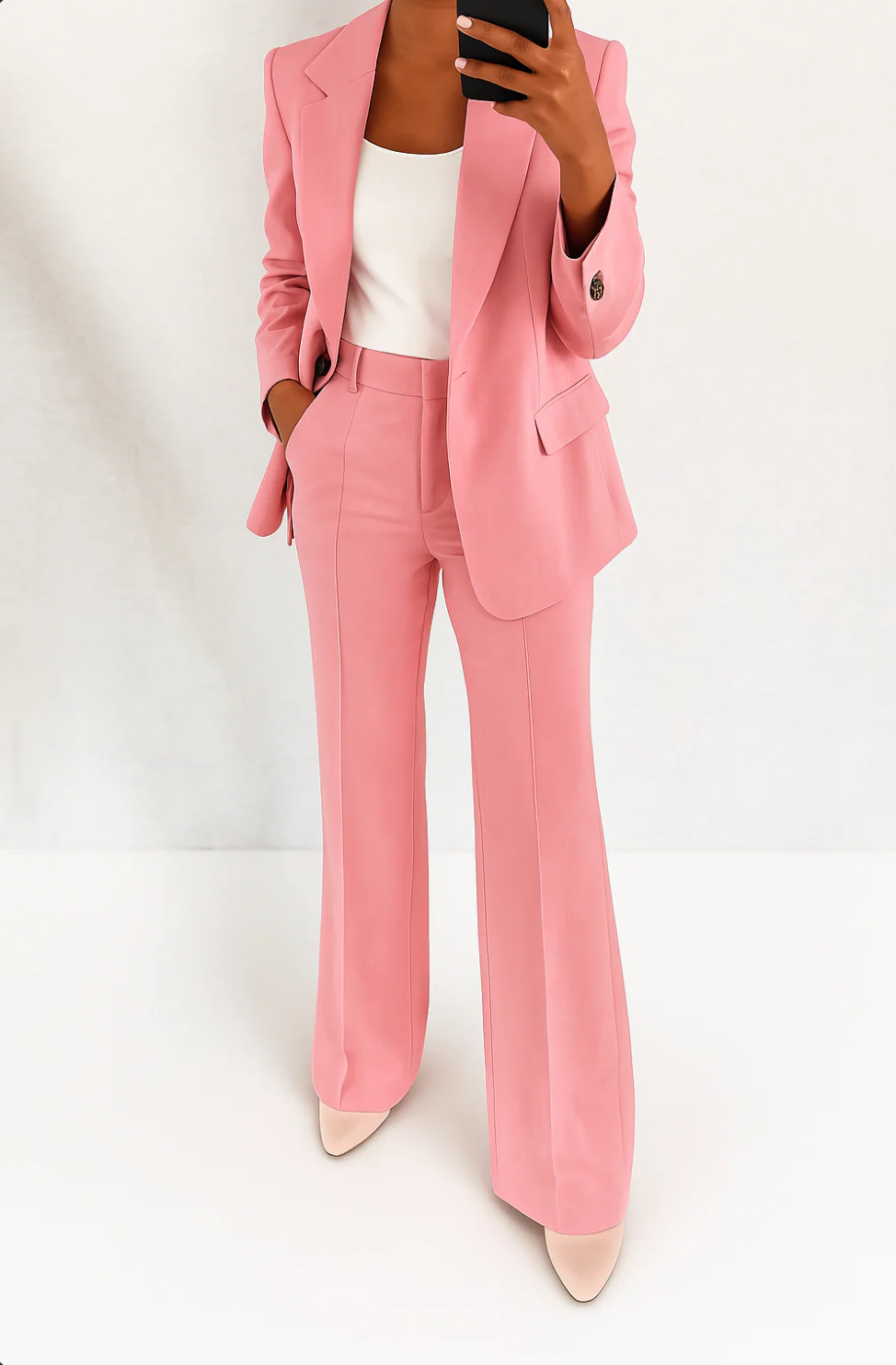 Céleste Fontenoire | Blue Two-Piece Tailored Suit for Women