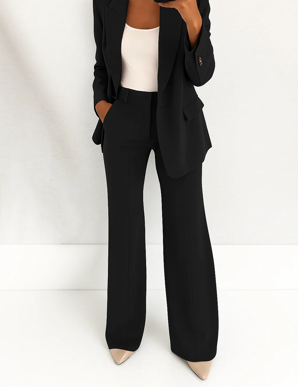 Céleste Fontenoire | Blue Two-Piece Tailored Suit for Women