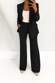 Céleste Fontenoire | Blue Two-Piece Tailored Suit for Women