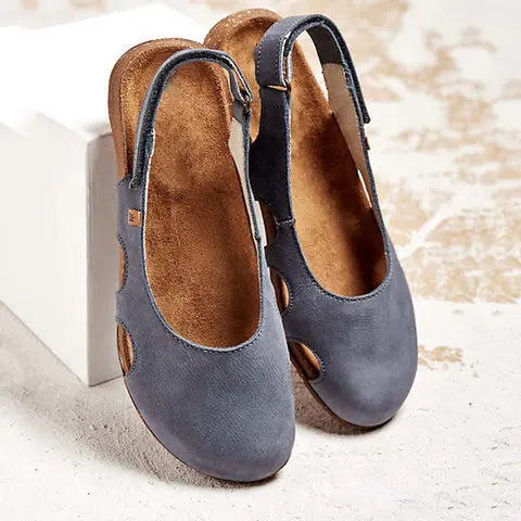 Margot Leclerc | Blue Orthopedic Slingback Sandals for Women