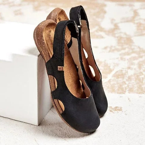 Margot Leclerc | Blue Orthopedic Slingback Sandals for Women