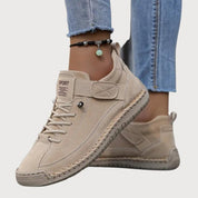 Rosalba Wentford | White Orthopedic Slip-On Sneakers