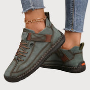 Rosalba Wentford | White Orthopedic Slip-On Sneakers
