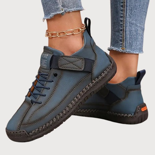 Rosalba Wentford | White Orthopedic Slip-On Sneakers