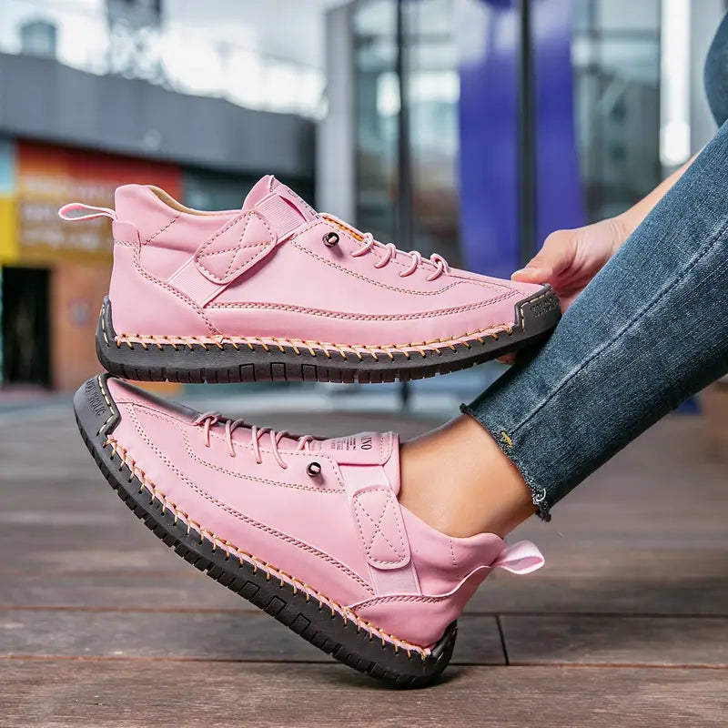 Claudette Fairstone | Orthopedic Sneakers Beige Wide Fit