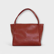 Eloise Marchetti | Black Faux Leather Oversized Tote Bag
