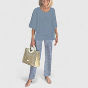 Harriet Stanbourne | Sage Green Floral Print Two-Piece Set