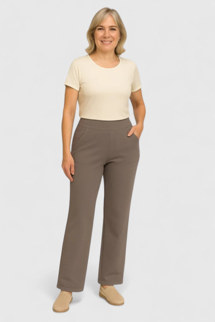 Léontine Beauverne | High-Waist Wide Leg Black Trousers